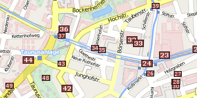 Stadtplan Große Bockenheimer Straße Frankfurt