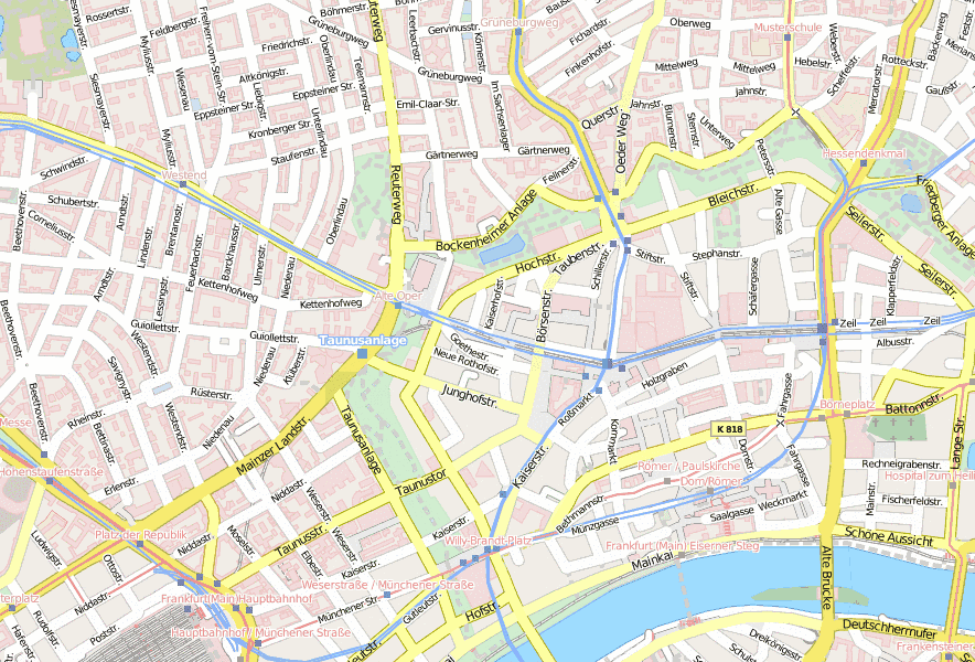 Straße Karte