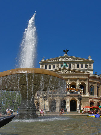 Alte Oper mit Opernplatz Fotos