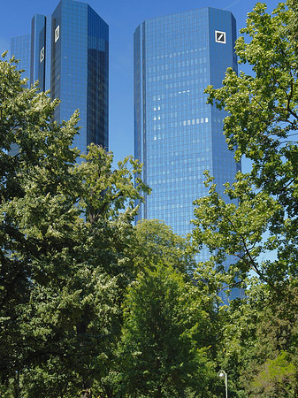 Deutsche Bank mit Wiese Fotos