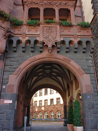 Foto Eingang zum Bürgersaalbau - Frankfurt am Main