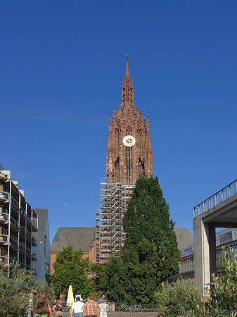 Kaiserdom St. Bartholomäus mit Häuser - Hessen (Frankfurt am Main)