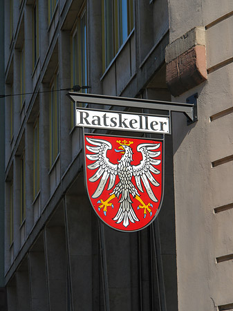 Schild vom Ratskeller - Hessen (Frankfurt am Main)