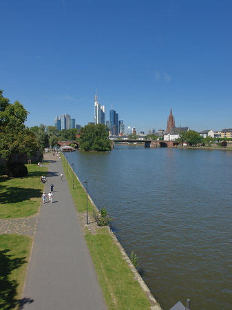 Skyline von Frankfurt - Hessen (Frankfurt am Main)