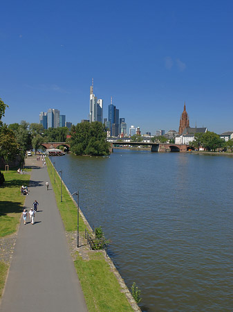 Skyline von Frankfurt - Hessen (Frankfurt am Main)