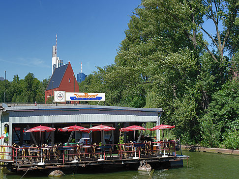 Foto Neuer Portikus mit Bäumen