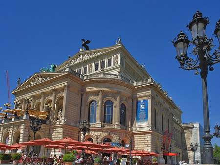 Foto Oper mit Laterne - Frankfurt am Main