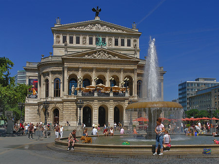 Alte Oper mit Opernplatz Fotos