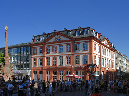 Foto Haus zum Grimmvogel mit Liebfrauenbrunnen