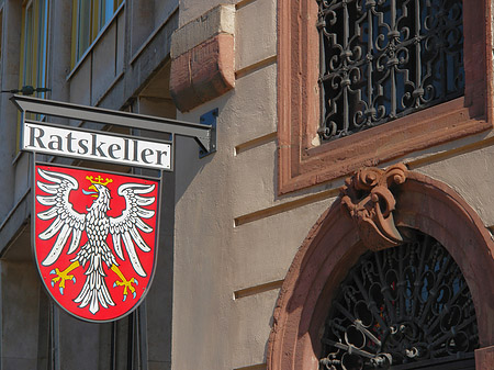 Schild vom Ratskeller - Hessen (Frankfurt am Main)