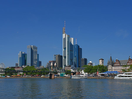 Skyline von Frankfurt mit Saalhof - Hessen (Frankfurt am Main)