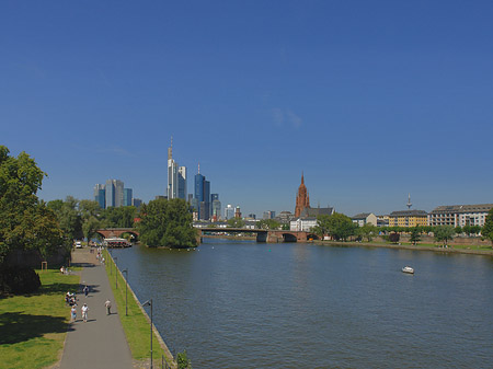 Skyline von Frankfurt - Hessen (Frankfurt am Main)