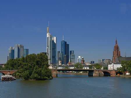 Skyline von Frankfurt Fotos