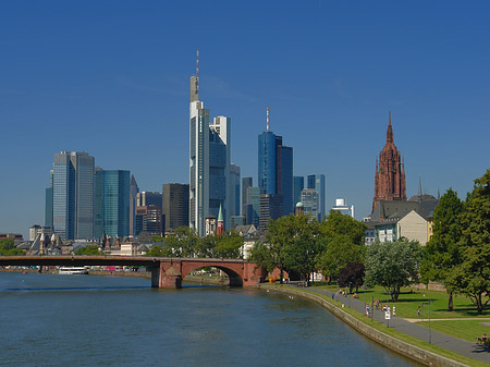 Skyline von Frankfurt - Hessen (Frankfurt am Main)