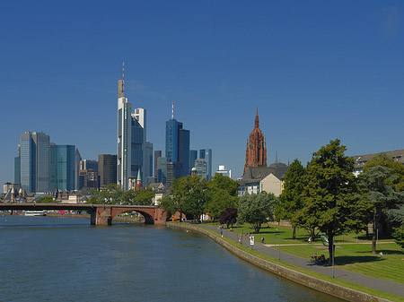 Skyline von Frankfurt - Hessen (Frankfurt am Main)