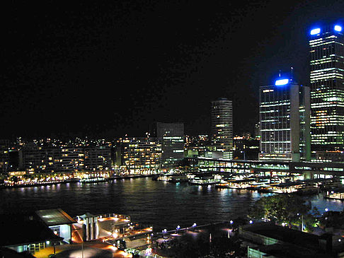 Skyline in der Nacht - Neusüdwales (Sydney)