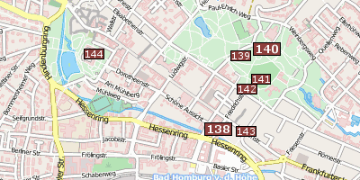 Bad Homburg Stadtplan