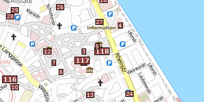 Gutenberg-Museum Stadtplan