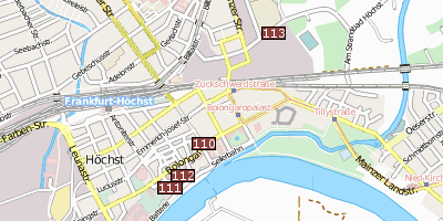 Höchst Frankfurt Stadtplan