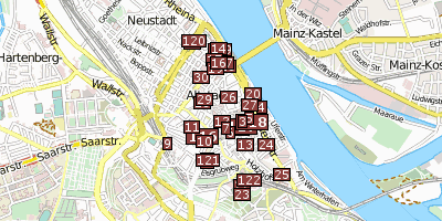 Stadtplan Kirche St. Stefan