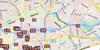 Stadtplan Konstablerwache