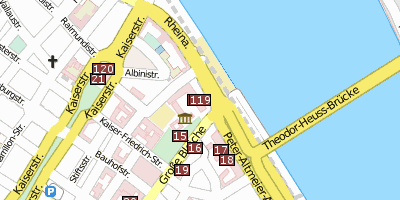 Kurfürstliches Schloss Frankfurt Stadtplan