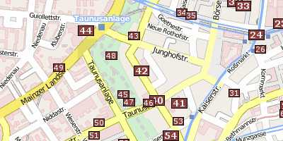 Stadtplan Main Tower