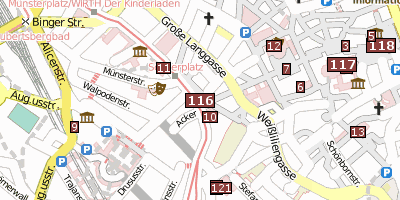 Mainz Stadtplan