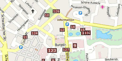 Taunusstraße Stadtplan